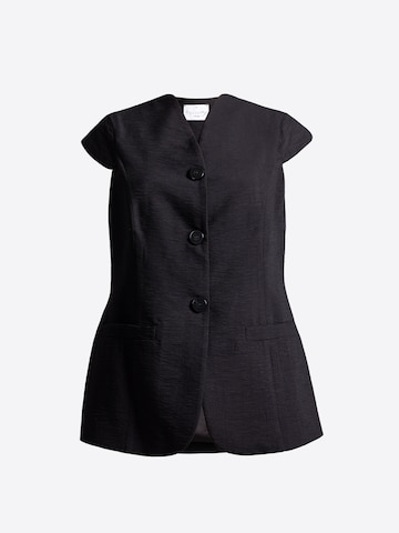 4TAILORS Kostymväst 'Ringline' i svart