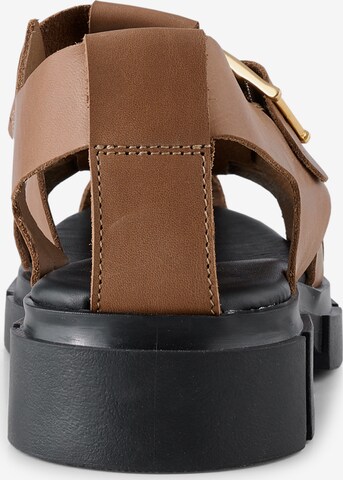 Shoe The Bear Strap Sandals ' ALVA ' in Brown