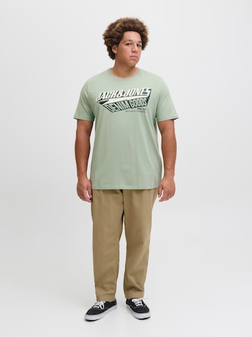 Jack & Jones Plus - Camiseta en azul