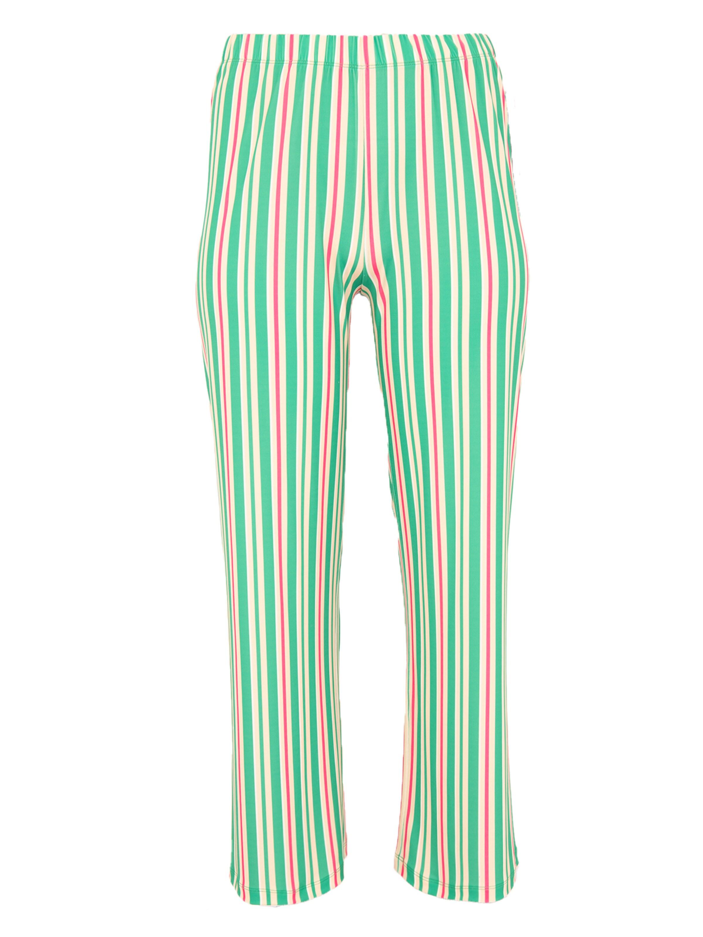 YOEK Loose fit Trousers in Green: front