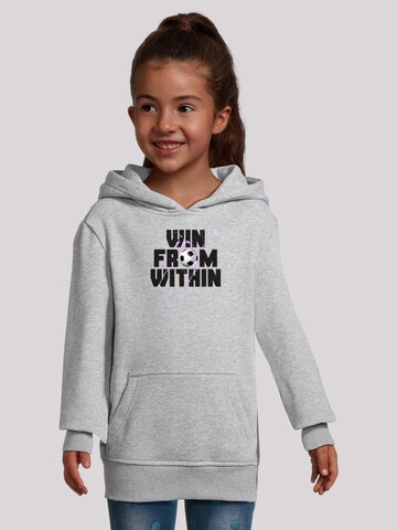 F4NT4STIC Sweatshirt 'Win From Within Soccer Splash Lilac' in Grau: Vorderseite