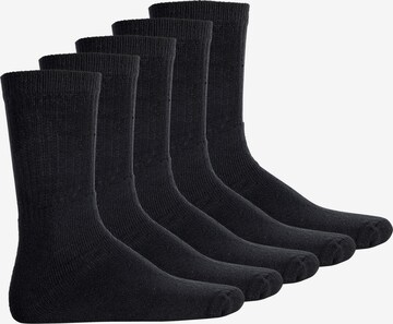 Chaussettes Yourbasics en noir : devant