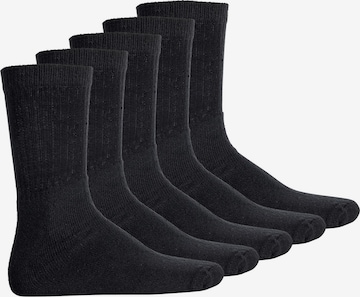 Yourbasics Socken in Schwarz: Vorderseite