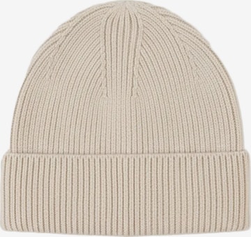 GOBI Cashmere Mütze 'Ribbed Chunky Beanie' in Beige: Vorderseite