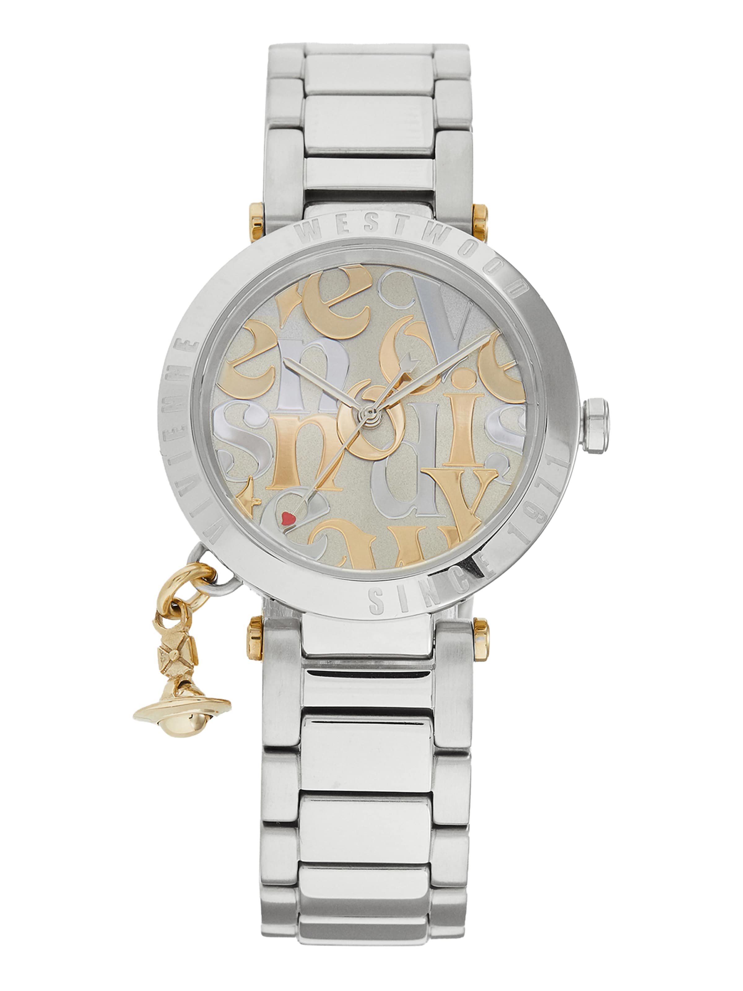 Vivienne Westwood Analogové hodinky – stříbrná: přední strana