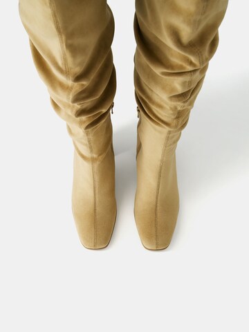 Bottes Bershka en jaune