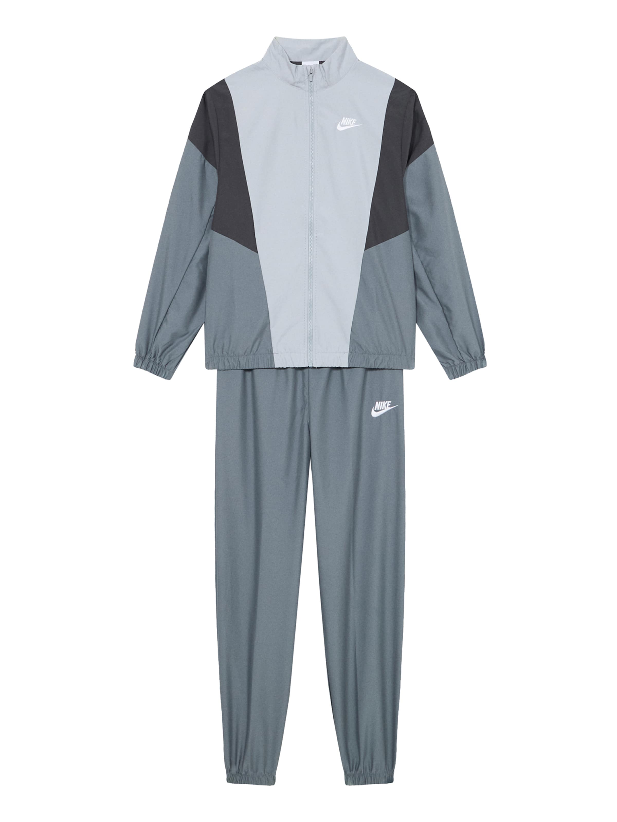 Nike Sportswear Träningsoverall i grå: framsida