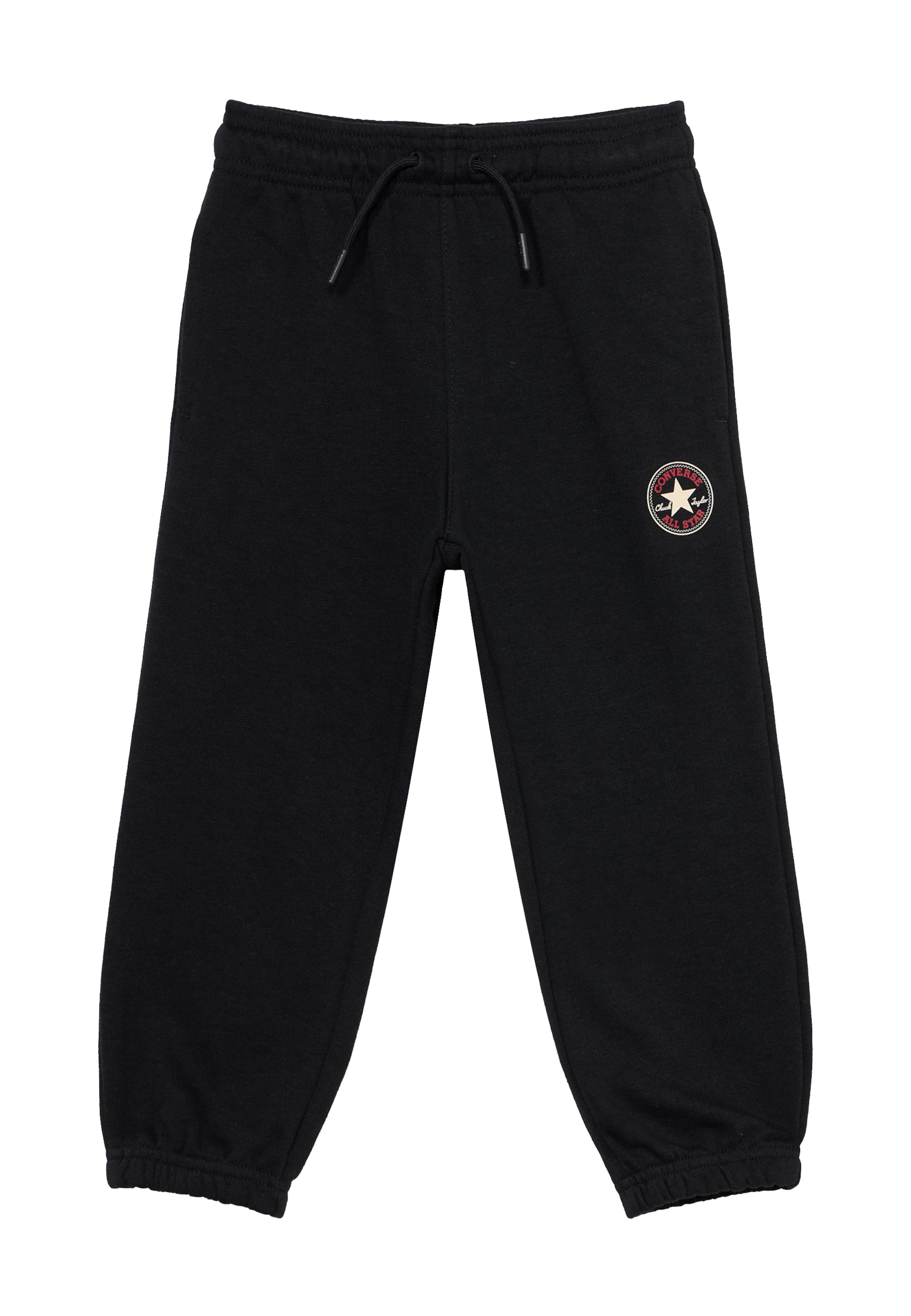 CONVERSE Tapered Παντελόνι σε μαύρο: μπροστά