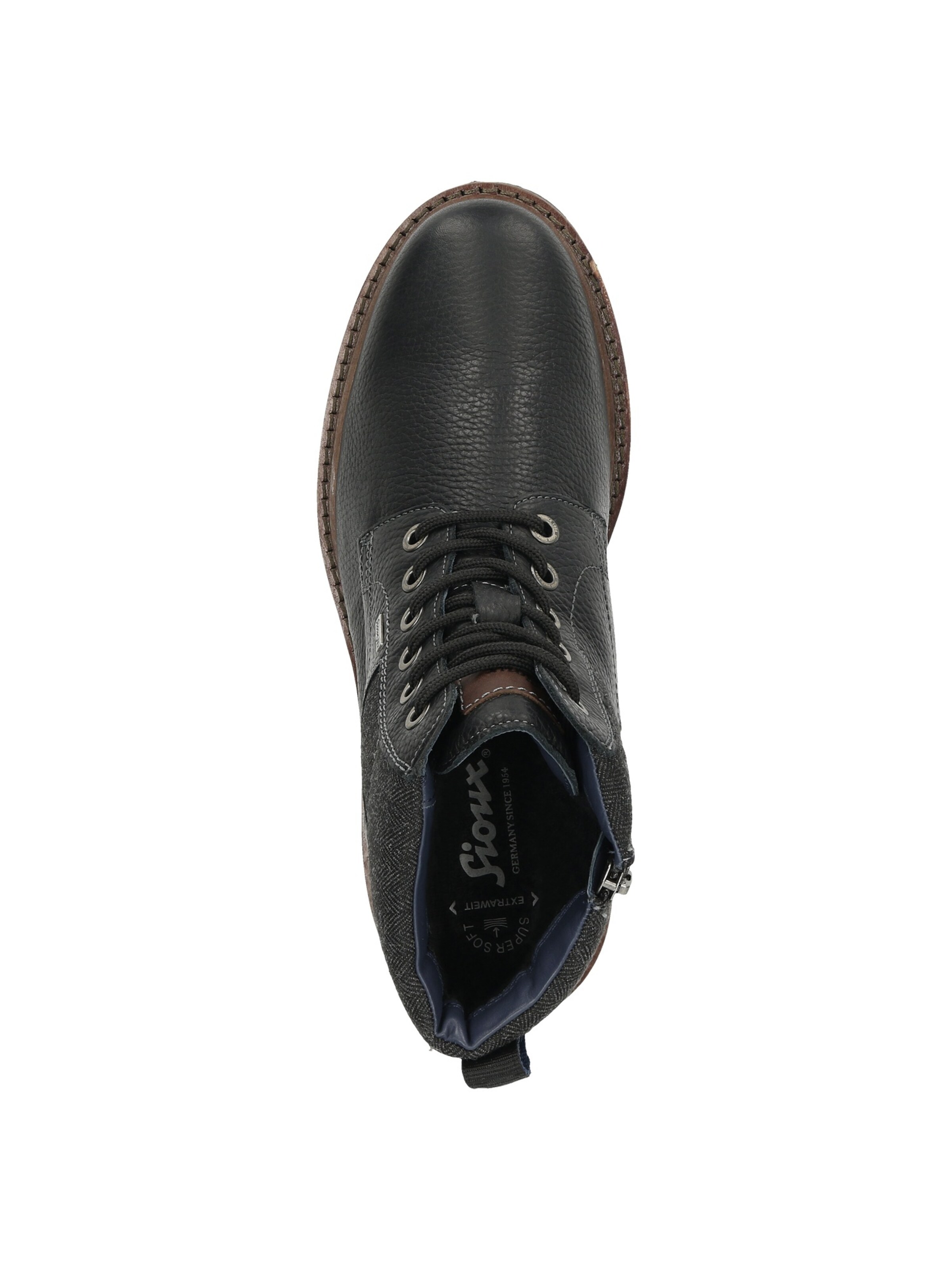 SIOUX Schnürboots 'Adalr.-710' in Schwarz