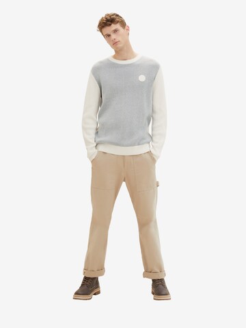 TOM TAILOR Sweater in Beige