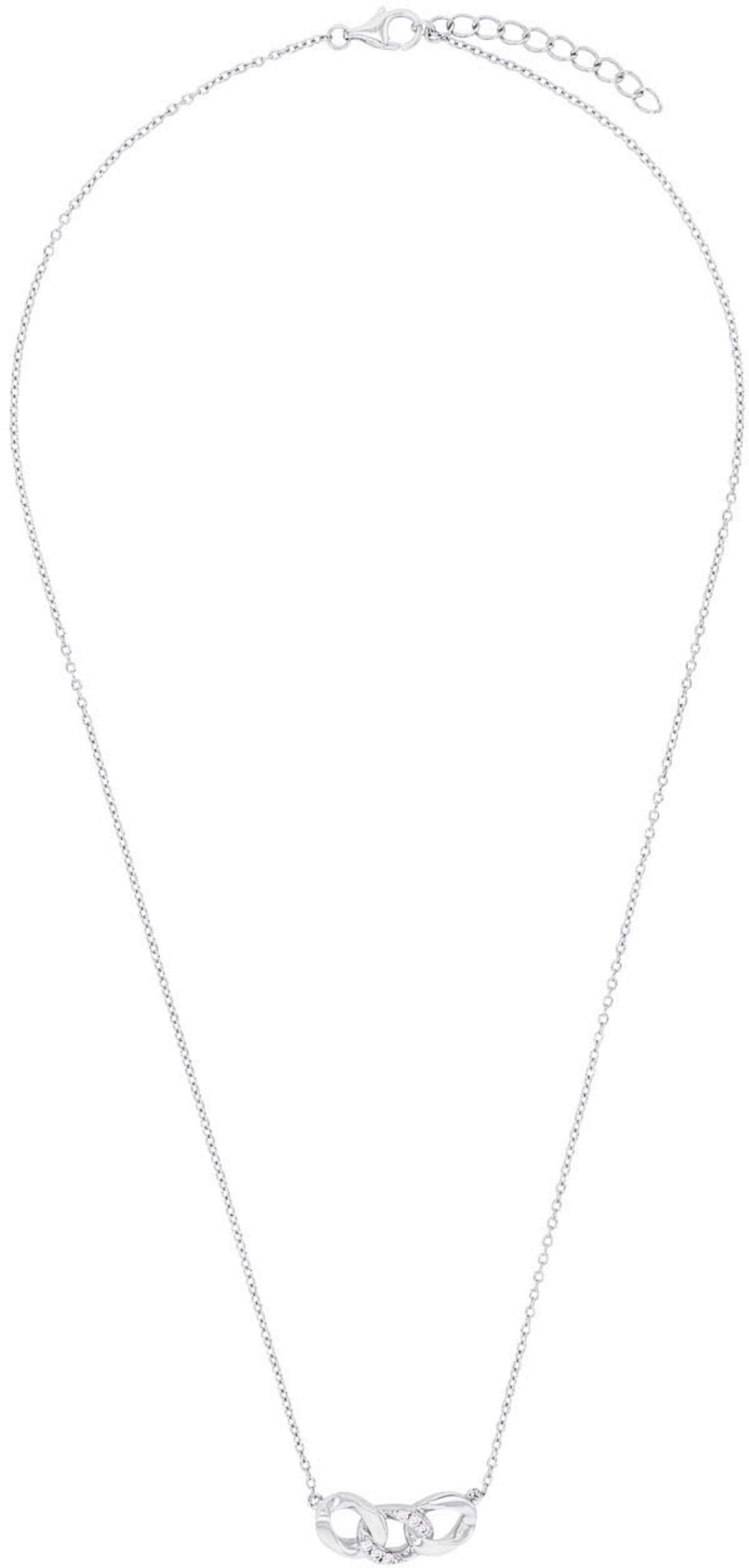 AMOR Necklace in Silver: front