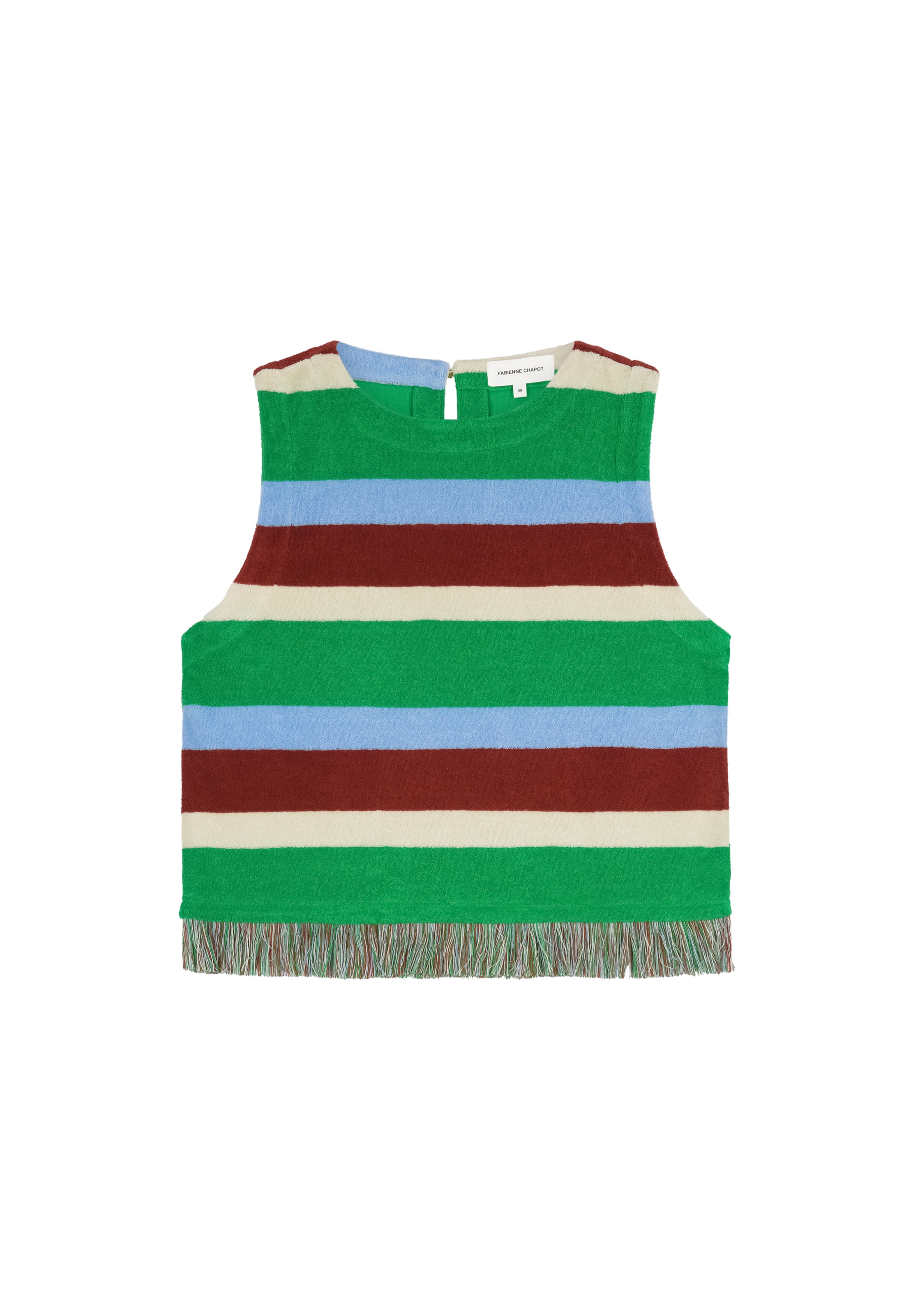 Fabienne Chapot Top in Groen: voorkant