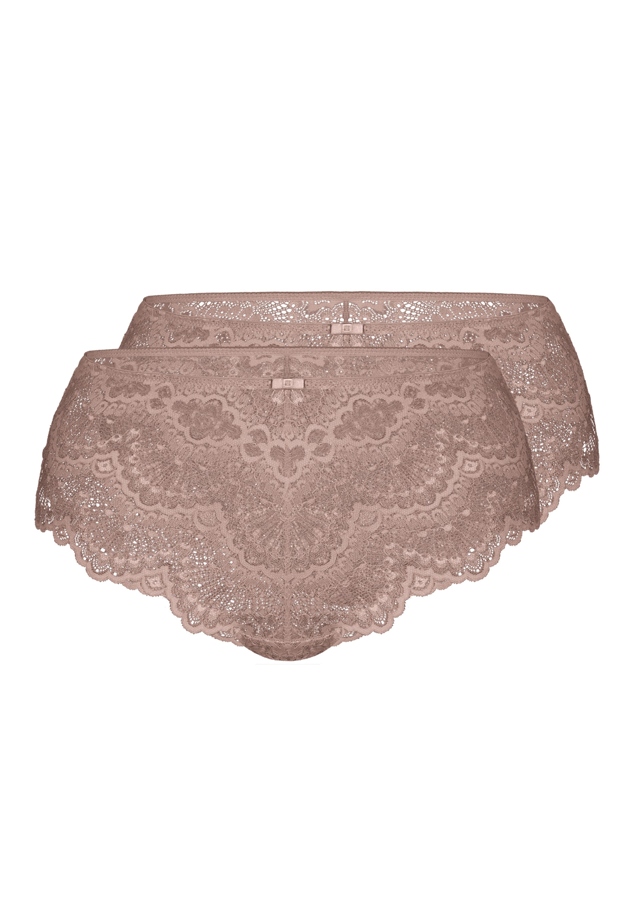 sassa Panty 'TEMPTING NETTING' in Brown: front