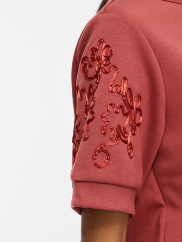 VILA Sweatshirt 'VISiffi' i rød