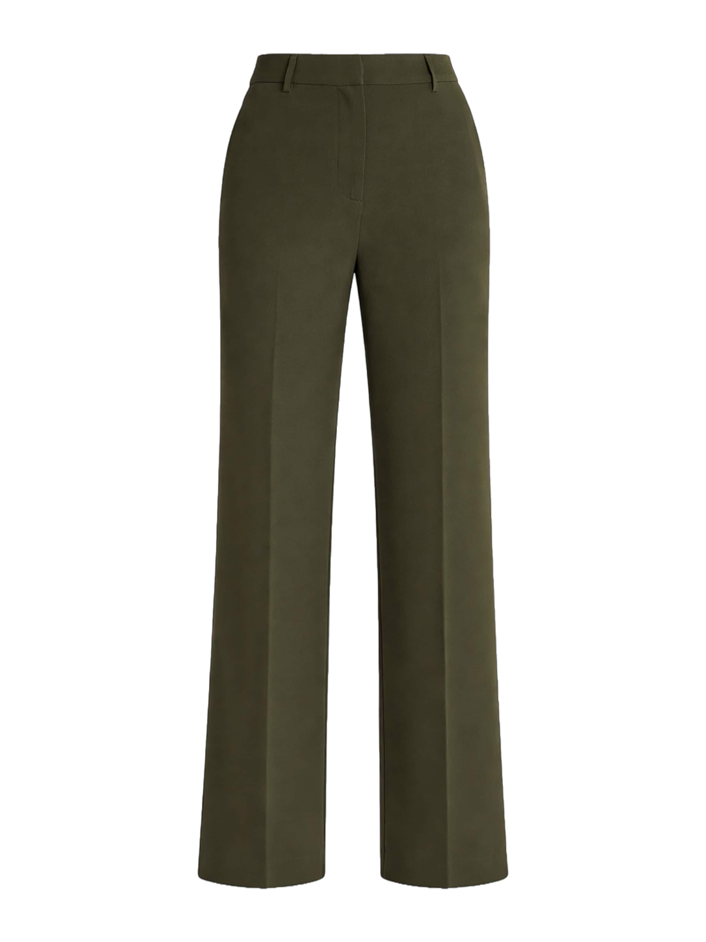 Guido Maria Kretschmer Women Pantalon à plis 'Jana' en vert foncé, Vue avec produit