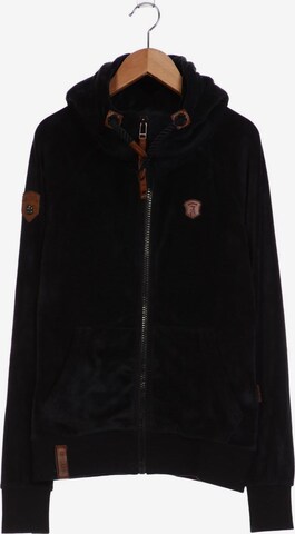 naketano Sweatshirt & Zip-Up Hoodie in S in Black: front