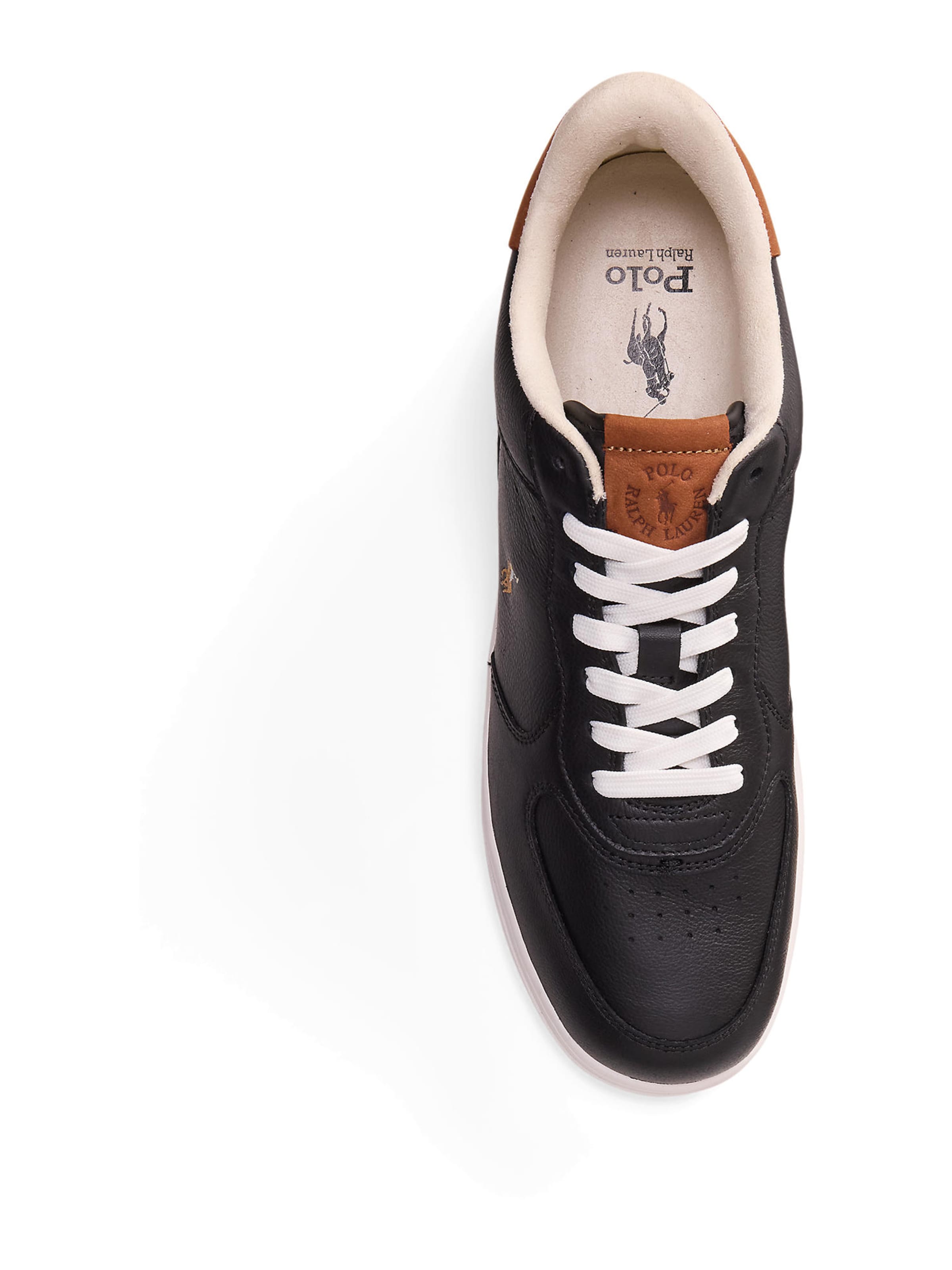 Polo Ralph Lauren Σνίκερ χαμηλό 'MASTERS' σε μαύρο