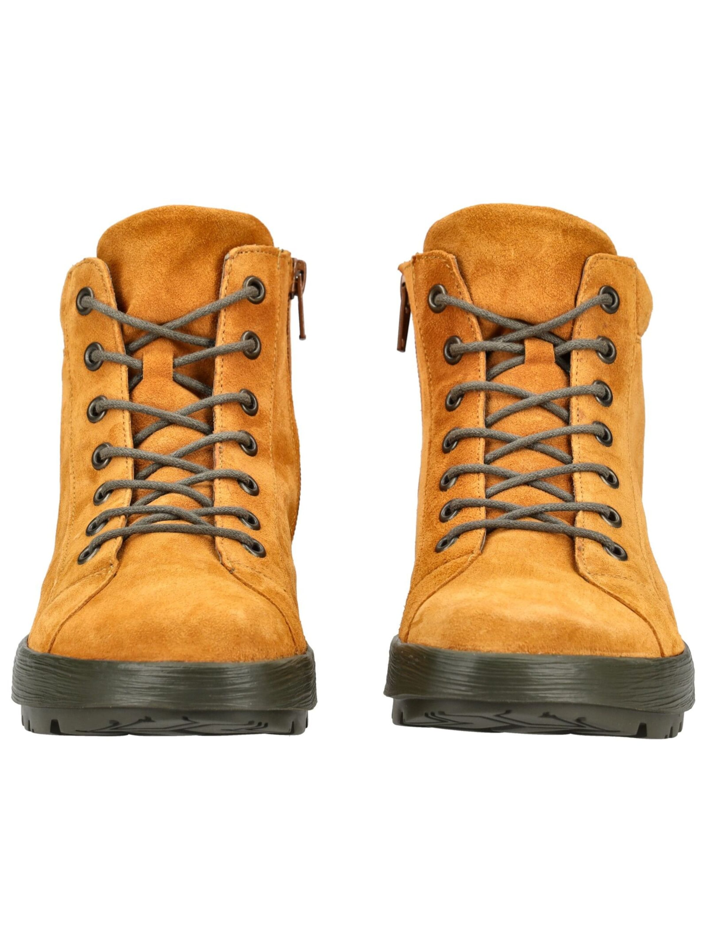 THINK! Lace-Up Ankle Boots in Brown