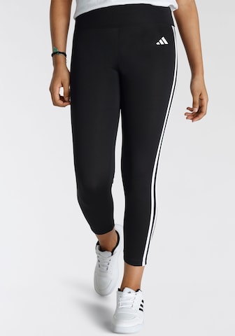 ADIDAS SPORTSWEAR Skinny Workout Pants 'Essentials' in Black: front