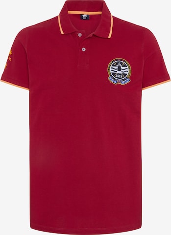 Polo Sylt Shirt in Red: front