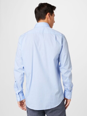 Coupe regular Chemise business SEIDENSTICKER en bleu