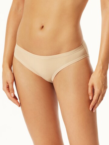 Slip uncover by SCHIESSER en beige : devant