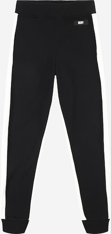 Regular Pantaloni de la DKNY pe negru: față