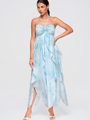 Ombre Kleid‌‌‌‌‌‌ in Blau: Vorderseite