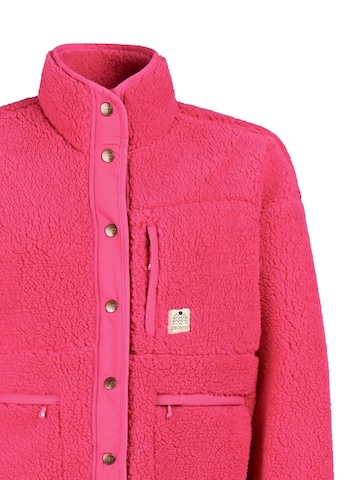 PROTEST Fleece jas 'PRTLUX' in Roze