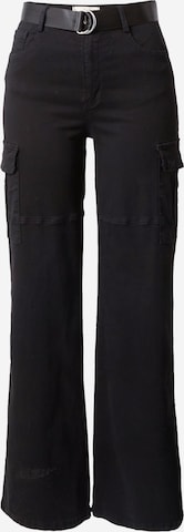 Tally Weijl - Pantalón cargo en negro: frente