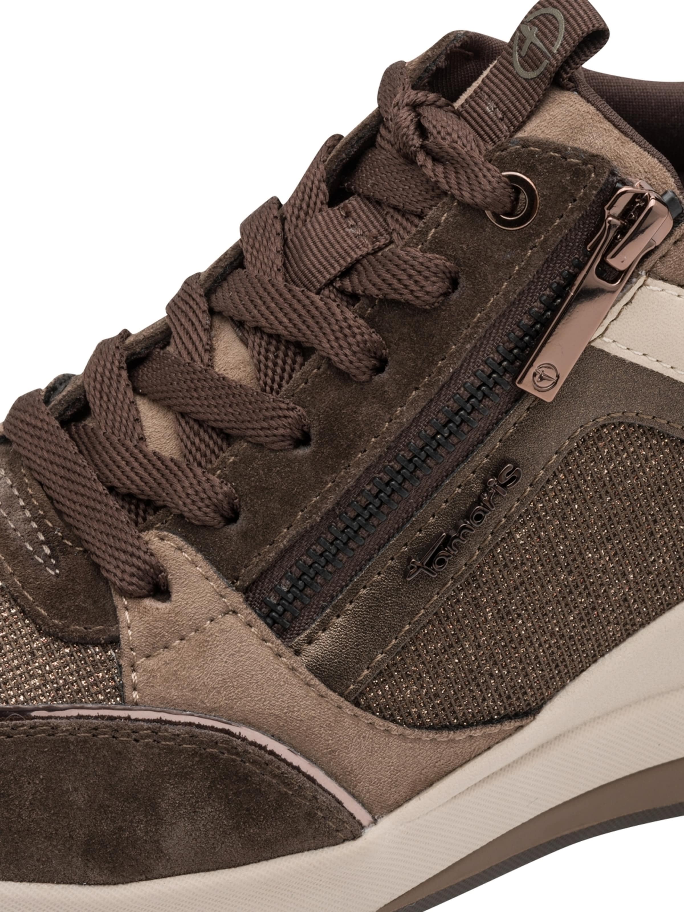 Baskets basses Tamaris en marron