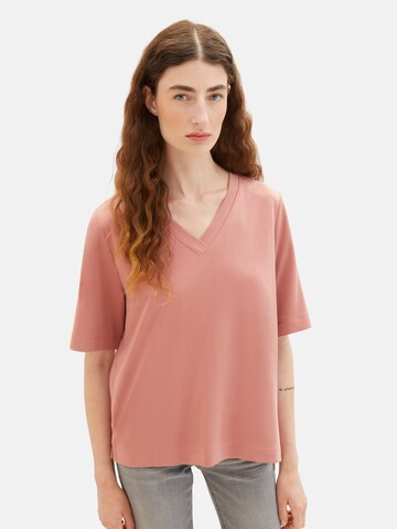 TOM TAILOR T-Shirt in Pink: predná strana