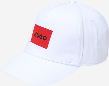 Cappello di HUGO in bianco: frontale