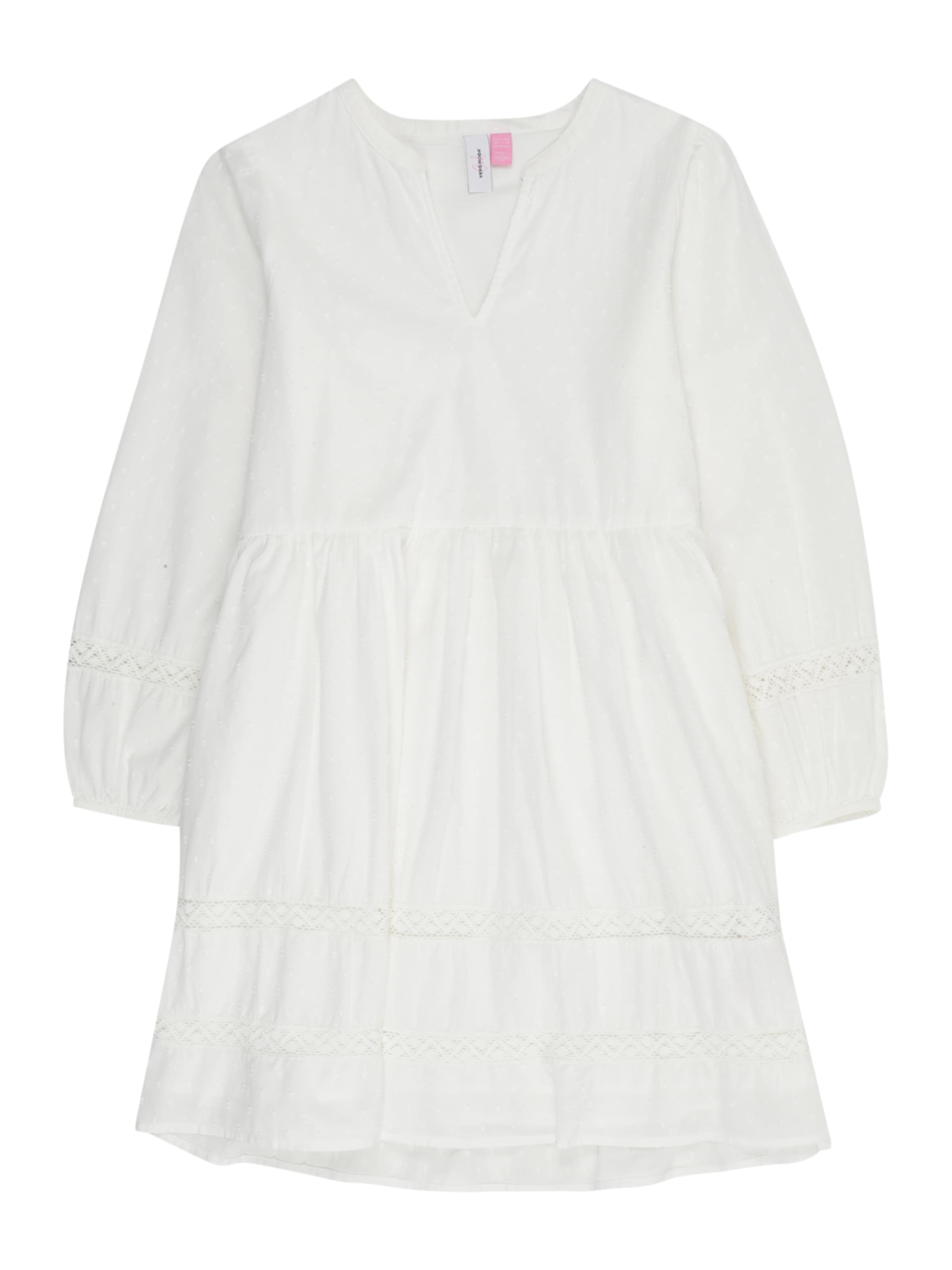 Vero Moda Girl Šaty 'VMTRINE' - Biela: predná strana