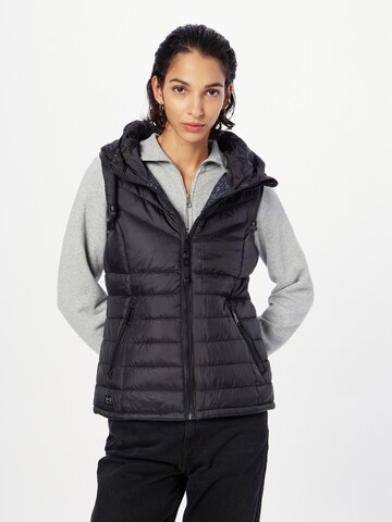 Gilet 'LUCINDA' Ragwear en noir : devant