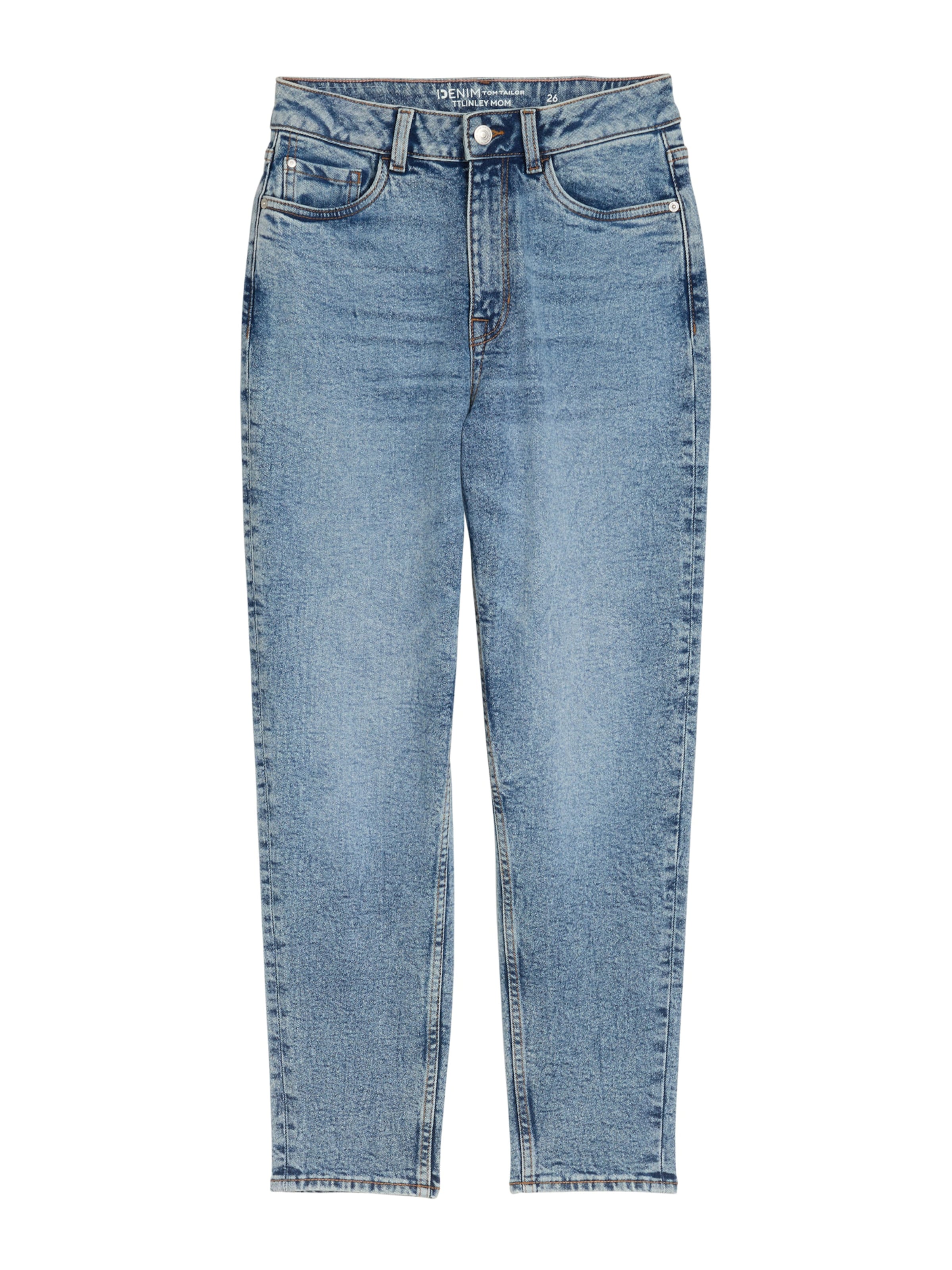 TOM TAILOR DENIM Zúžený Džíny 'Linley' – modrá: přední strana