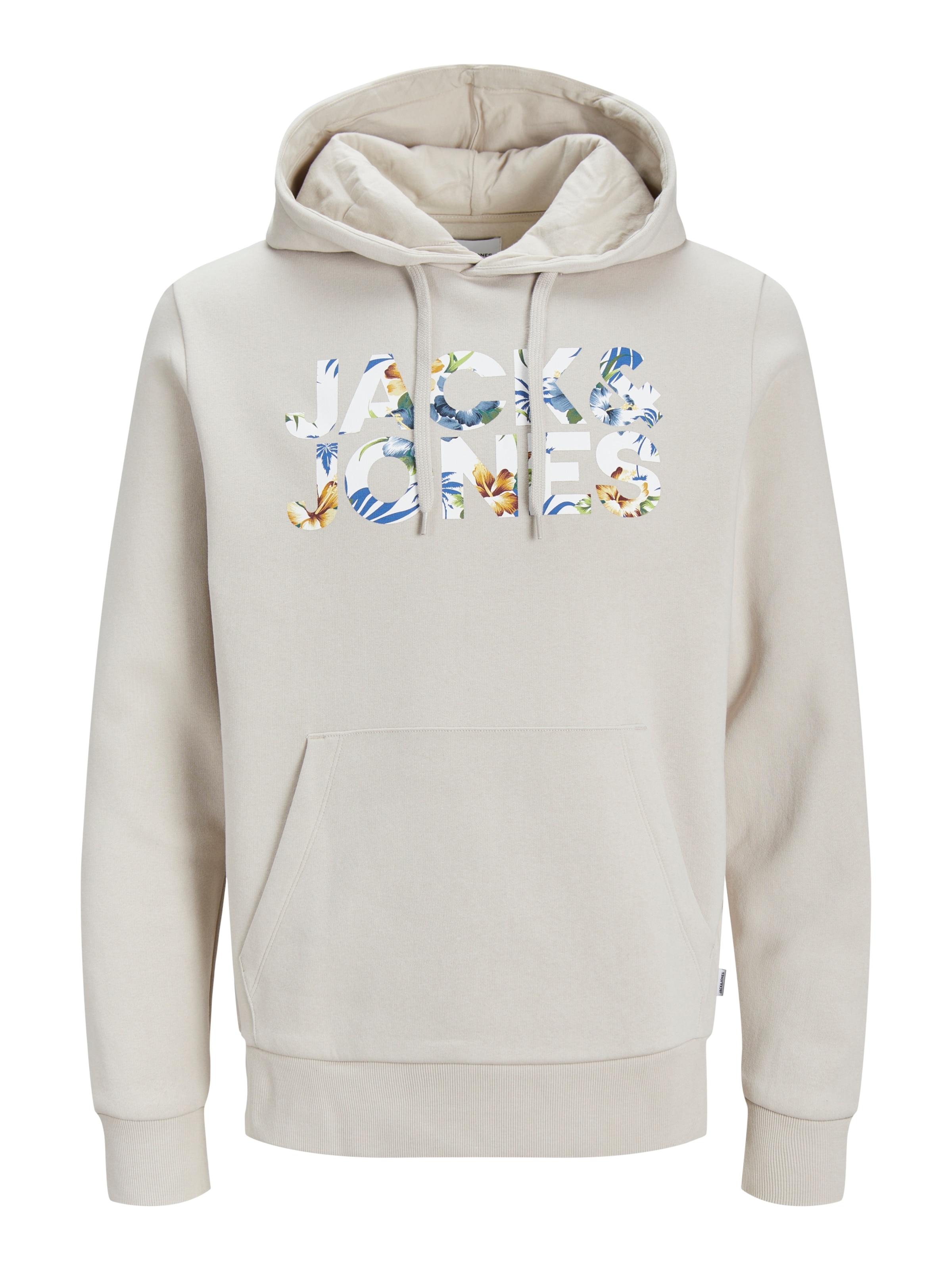 JACK & JONES Sweatshirt 'JJEJeff' in S in Kitt / Blue / Mustard / White, Item view