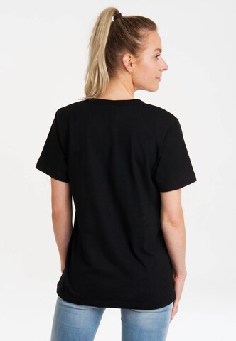 LOGOSHIRT Shirt 'Harry Potter - Gryffindor' in Black