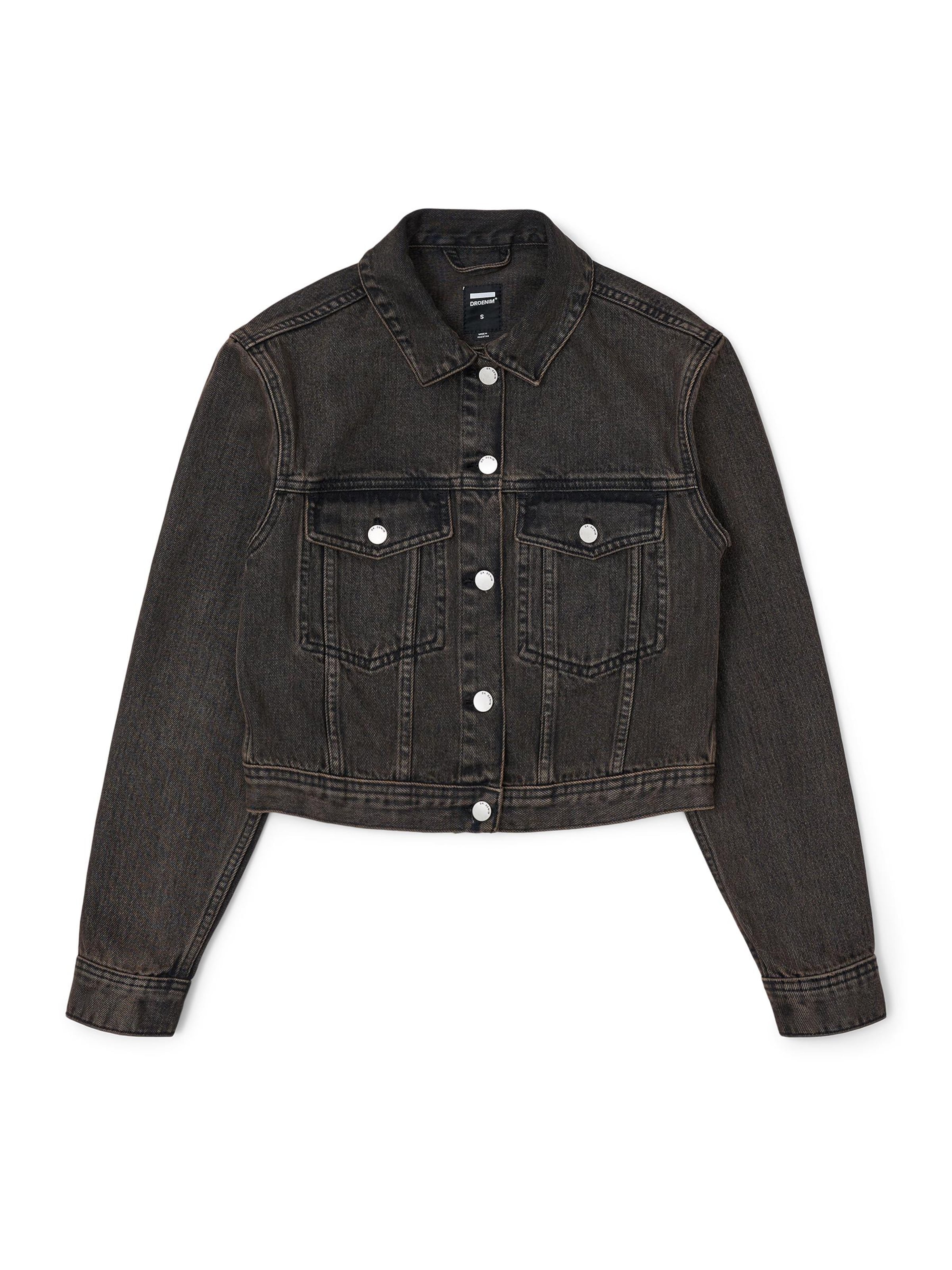 Dr. Denim Tussenjas 'Becky' in Bruin: voorkant