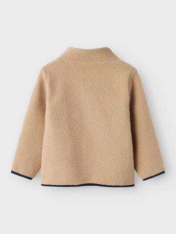 NAME IT Fleece jas in Beige
