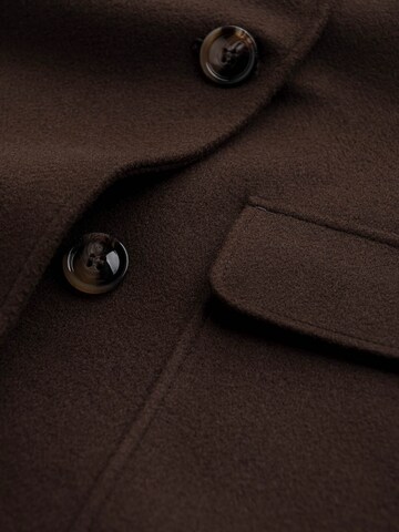 Ombre Winter Coat in Brown