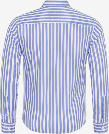 Redbridge Regular fit Button Up Shirt 'Carrollton' in Blue