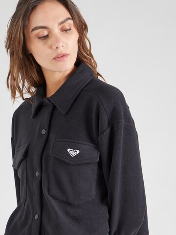 ROXY Sportjacke 'WAVES OF WARMTH' in Schwarz