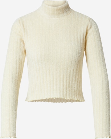Pull-over 'Indra' Gina Tricot en beige : devant