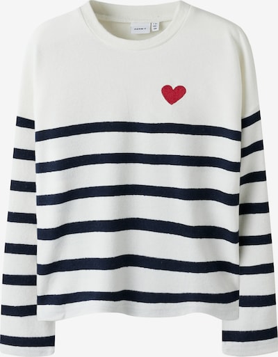 NAME IT Pulover 'NKFLine' veličine 116 u safirno plava / crvena / bijela, Pregled proizvoda