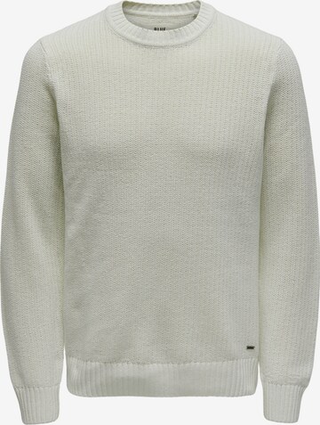 Only & Sons Sweater in White: front
