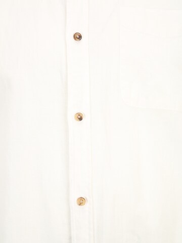 Jack & Jones Plus - Ajuste regular Camisa en blanco