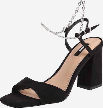 ONLY Strap Sandals 'ALYX' in Black: front