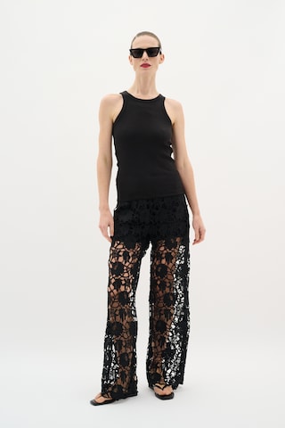 InWear Wide leg Broek 'KyotoI' in Zwart