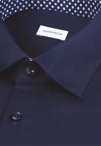 Coupe slim Chemise business SEIDENSTICKER en bleu